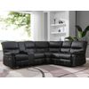 Sofá Relax Canby  253x223x96.5 Cm Color Negro Venta-unica