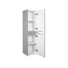 Columna De Baño Stefanie  30x30x120 Cm Color Gris Vente-unique