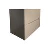 Mueble De Lavabo Stefanie 2 Cajones 80x46x57 Cm Color Topo Vente-unique