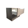 Mueble De Lavabo Stefanie 2 Cajones 80x46x57 Cm Color Topo Vente-unique