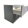 Mueble De Lavabo Selita 4 Cajones 120x46x57 Cm Color Gris Vente-unique