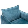 Sillón Clásico Joel  83x82x82 Cm Color Azul Verdoso Venta-unica