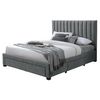 Cama Clásica Liako 3 Cajones 154x217x123 Cm Color Gris Vente-unique