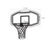 Cesta De Baloncesto Bemidji  111x4x77 Cm Color Blanco Vente-unique