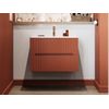 Mueble De Lavabo Pavani 2 Cajones 80x45.5x55 Cm Color Terracota Vente-unique