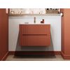 Mueble De Lavabo Pavani 2 Cajones 80x45.5x55 Cm Color Terracota Vente-unique