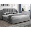 Cama Con Canapé Abatible Teomis  204x216x122.5 Cm Color Gris Claro Vente-unique