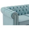 Sofá Fijo Chesterfield  168x88x72 Cm Color Azul Celeste Vente-unique