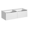 Mueble De Lavabo Latoma 2 Cajones 120x45.8x39.2 Cm Color Blanco Vente-unique