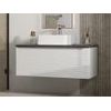 Mueble De Baño Simple Latoma 1 Cajón 90x45.6x39.2 Cm Color Blanco Vente-unique