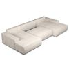 Sofá Cama Amelia  358x167x85 Cm Color Crema Venta-unica