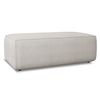 Puf Amelia  102x69x42 Cm Color Crema Venta-unica