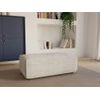 Puf Amelia  102x69x42 Cm Color Crema Venta-unica