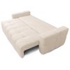 Sofá Cama Issoro  247x102x96 Cm Color Crema Venta-unica