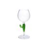 Copa De Vino Gellif  8.6x8.6x19.5 Cm Color Transparente, Verde Vente-unique