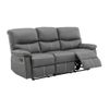 Conjunto Sofá Y Sillón Relax Canby  183x90x95 Cm Color Gris Venta-unica