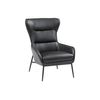 Sillón Clásico Dinnia  69x95x95 Cm Color Negro Vente-unique