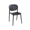 Silla Estándar Caretane  46x51x81.5 Cm Color Negro Venta-unica