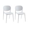 Silla Estándar Caretane  46x51x81.5 Cm Color Blanco Venta-unica