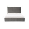 Cama Con Canapé Abatible Soryo  160x214x125 Cm Color Gris Vente-unique