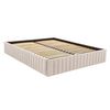 Somier Con Canapé Abatible Sethi  200x150x31 Cm Color Beige Vente-unique