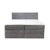 Cama Continental Boxspring Ivolos  210x176x120 Cm Color Gris Vente-unique