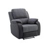 Conjunto Sofá Y Sillón Relax Brody  202x98x99 Cm Color Negro, Gris Venta-unica