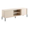 Mueble Bajo De Tv Elynia  153.1x39.5x53.4 Cm Color Beige Vente-unique