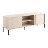 Mueble Bajo De Tv Elynia  153.1x39.5x53.4 Cm Color Beige Vente-unique