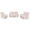 Conjunto Sofá Y Sillón Relax Nevers  187x95x103 Cm Color Beige Vente-unique