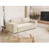 Sofá Cama Amelia  214x105x80 Cm Color Crema Venta-unica