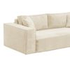 Sofá Cama Amelia  214x105x80 Cm Color Crema Venta-unica