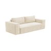 Sofá Cama Amelia  214x105x80 Cm Color Crema Venta-unica