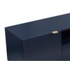 Mueble Bajo De Tv Yesinia 2 Cajones 190x45x55 Cm Color Azul Oscuro Vente-unique