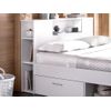 Cama Clásica Leandre 2 Cajones 228.5x169.5x95 Cm Color Blanco Vente-unique