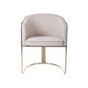 Silla Góndola Josethe  59.5x52.5x82.5 Cm Color Crema Vente-unique