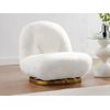 Sillón Giratorio Lodosa  74x92x73 Cm Color Blanco Vente-unique