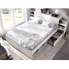 Cama Clásica Florian 2 Cajones 223x146x83 Cm Color Blanco Vente-unique