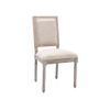 Silla Medallón Luis Xvi Amboisette  50x60x95 Cm Color Beige Venta-unica