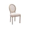 Silla Medallón Luis Xvi Antoinette  49x57.5x95 Cm Color Beige Vente-unique