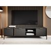 Mueble Bajo De Tv Paveli  202.9x39.5x53.4 Cm Color Gris Antracita Vente-unique