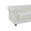 Sofá Fijo Chesterfield  168x88x72 Cm Color Blanco Vente-unique