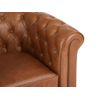 Sofá Fijo Chesterfield  205x88x72 Cm Color Camel Vente-unique