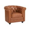 Sillón Clásico Chesterfield  82x78x72 Cm Color Camel Vente-unique