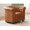 Sillón Clásico Chesterfield  82x78x72 Cm Color Camel Vente-unique