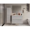 Mueble De Baño Simple Stefanie 2 Cajones 80x46x57 Cm Color Blanco Vente-unique