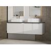 Mueble De Lavabo Latoma 2 Cajones 120x45.8x39.2 Cm Color Blanco Vente-unique