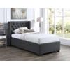 Cama Con Canapé Abatible Massimo  214.5x107.5x111 Cm Color Gris Vente-unique