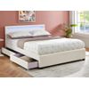 Base De Cama Alois 4 Cajones 216x170x85 Cm Color Blanco Vente-unique