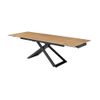 Mesa Extensible Xerena  260x90x76 Cm Color Negro, Color Natural Claro Vente-unique